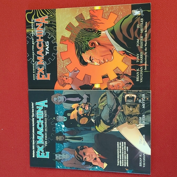 Ex Machina Volumes 1 & 2 The 1st 100 Days Tag - Picture 1 of 11